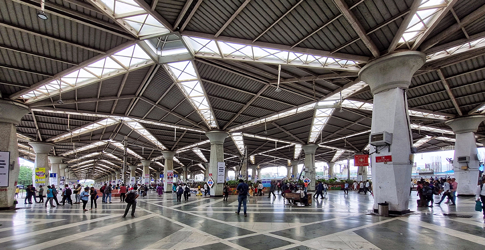 Panvel Railway Station roofing system