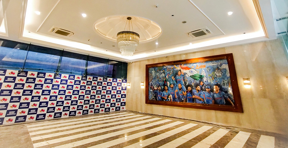 Wankhede interior