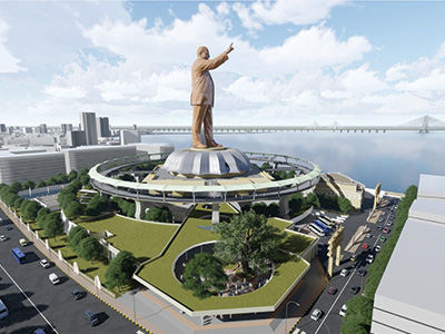 Memorial for Babasaheb Ambedkar at Indu Mill, Dadar